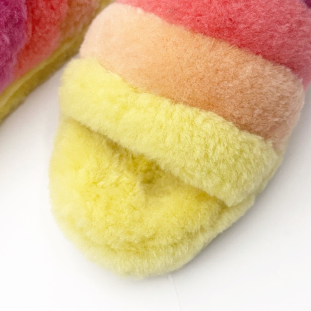 UGG Fluff Yeah Multicolored Heel Strap Slippers S… - image 9